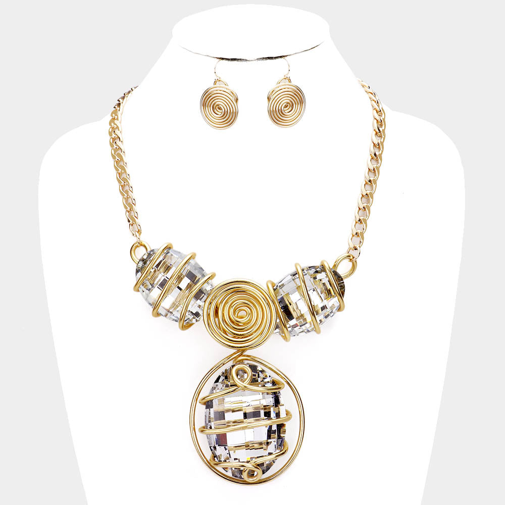 Ice Statement Necklace