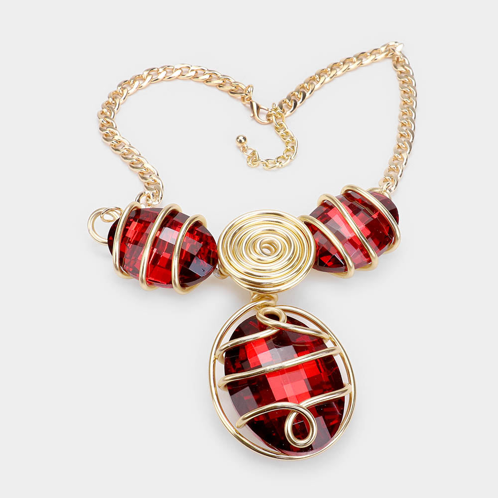 Ice Statement Necklace